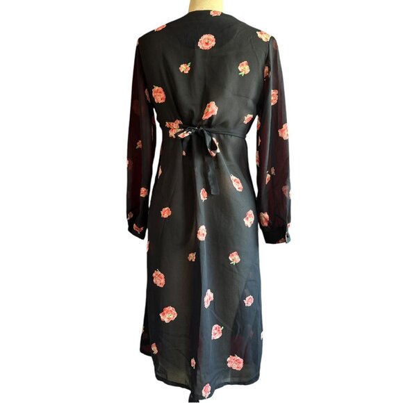 Cora’s Closet Vintage 70’s Sheer Dress Size 8P - Picture 4 of 8